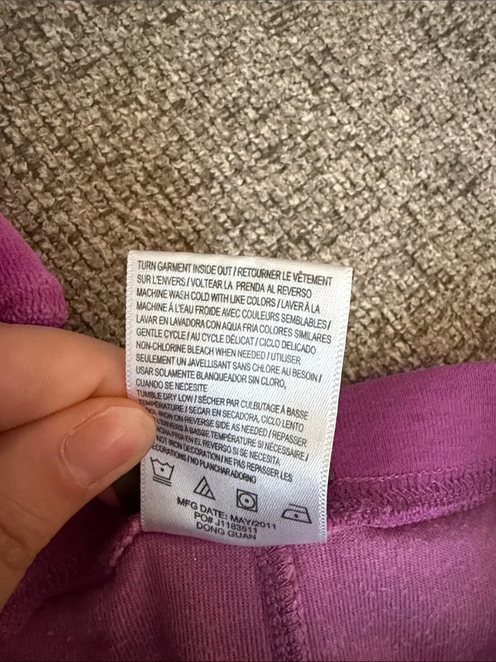 Juicy Couture Pink Girls Velour Hoodie & Pants Matching Set